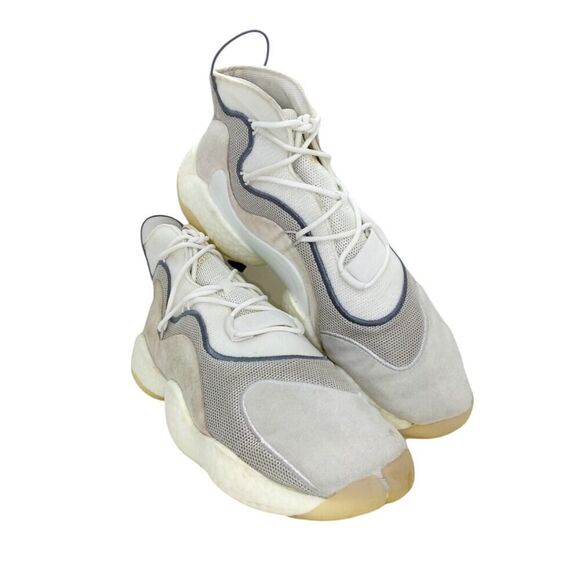 Adidas Crazy BYW Boost Men's Pre-owned Gray Basketball Sneakers - sz. 12 1/2 - Picture 1 of 6